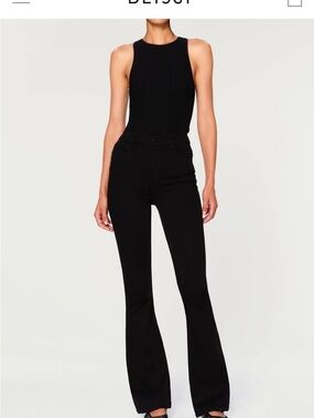 DL1961 Black Bridget Bootcut High-Rise Instascuplt Jeans - Women